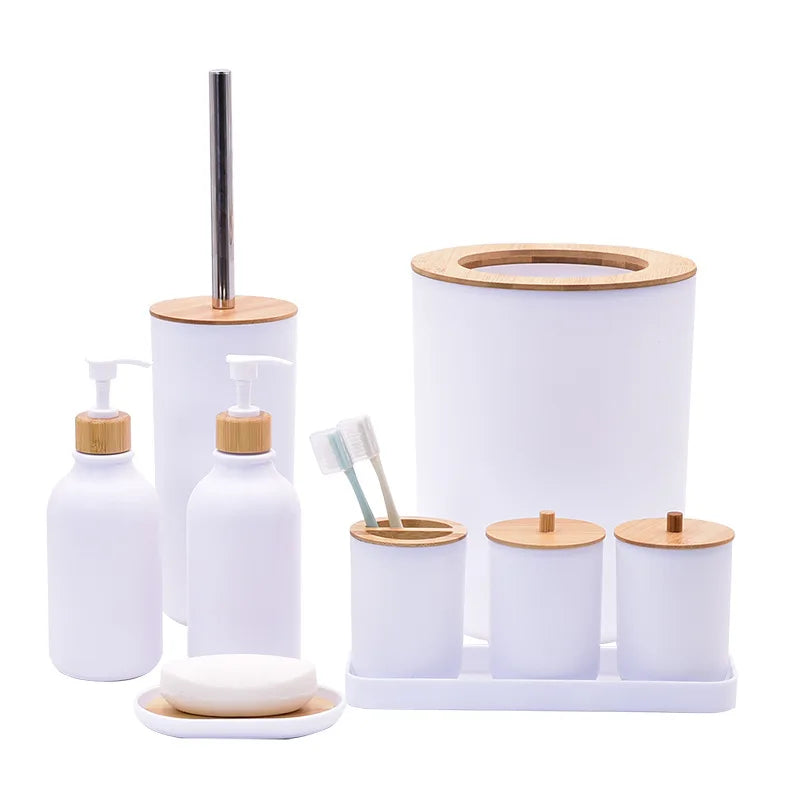 Bathroom Set 9 Piece Soap