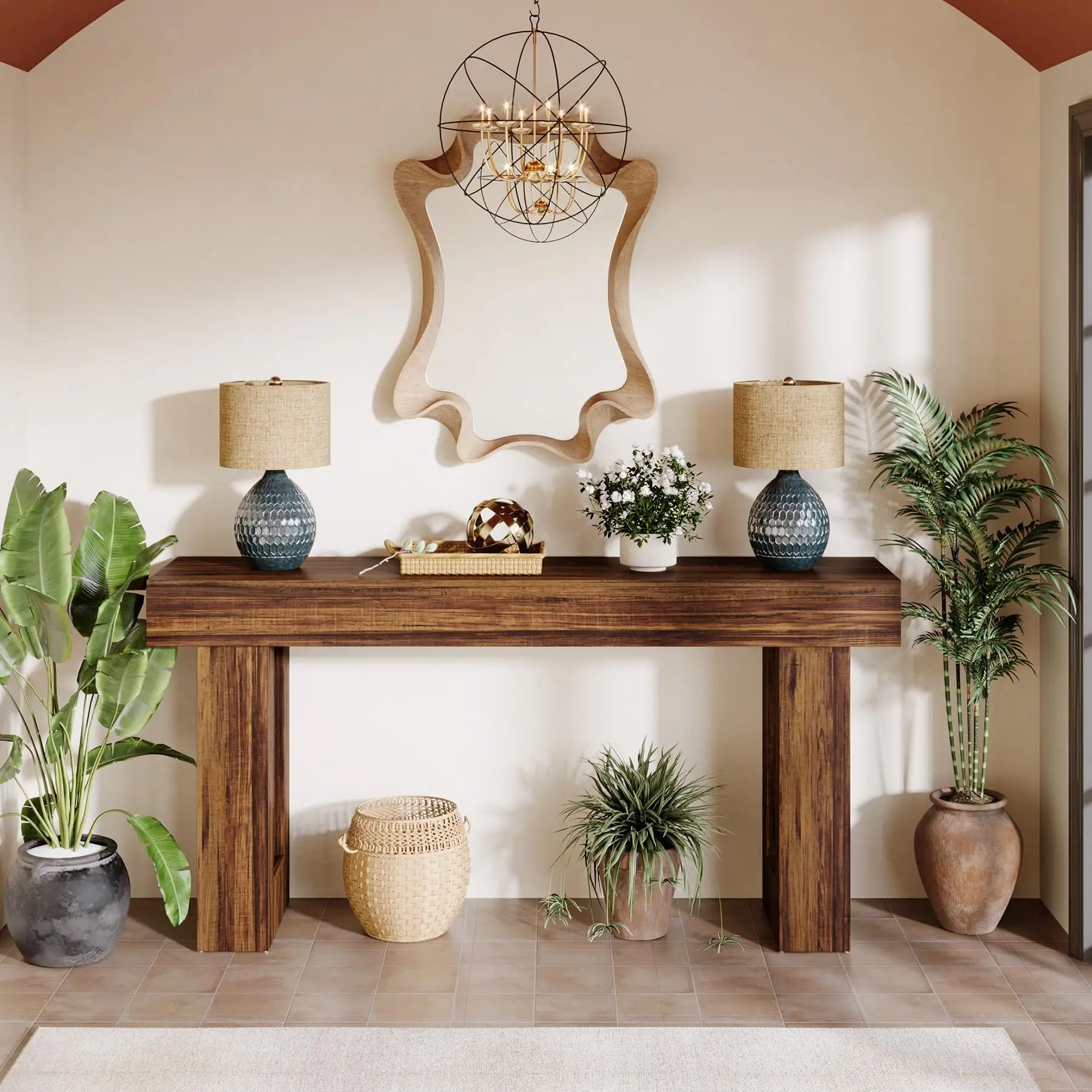 63-Inch Long Console Table