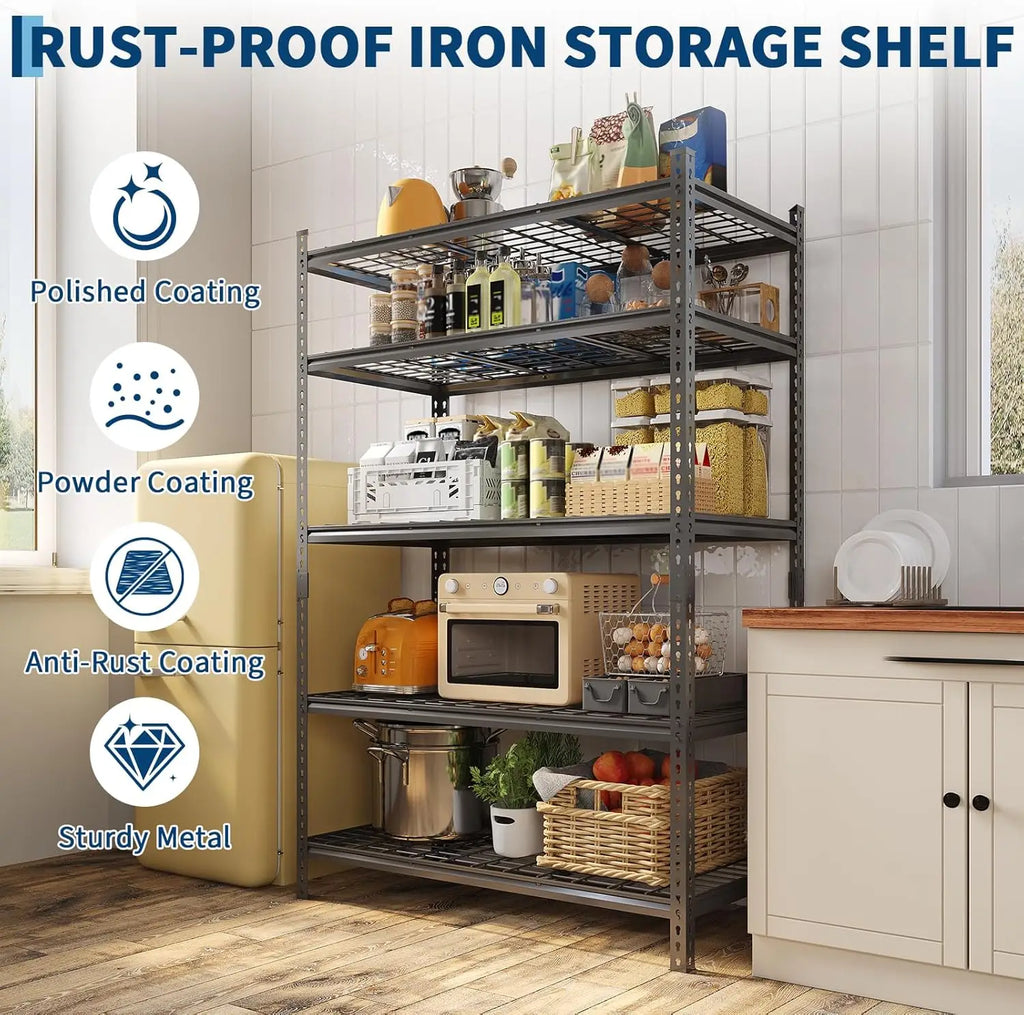 Heavy Duty 5 Tier Storage Shelves