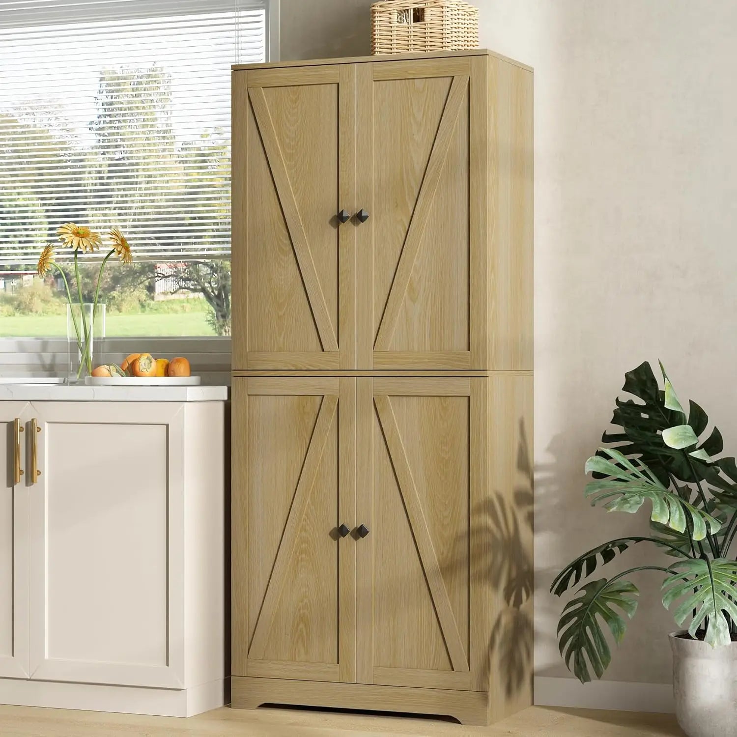 Kitchen Pantry Cabinet, 72”