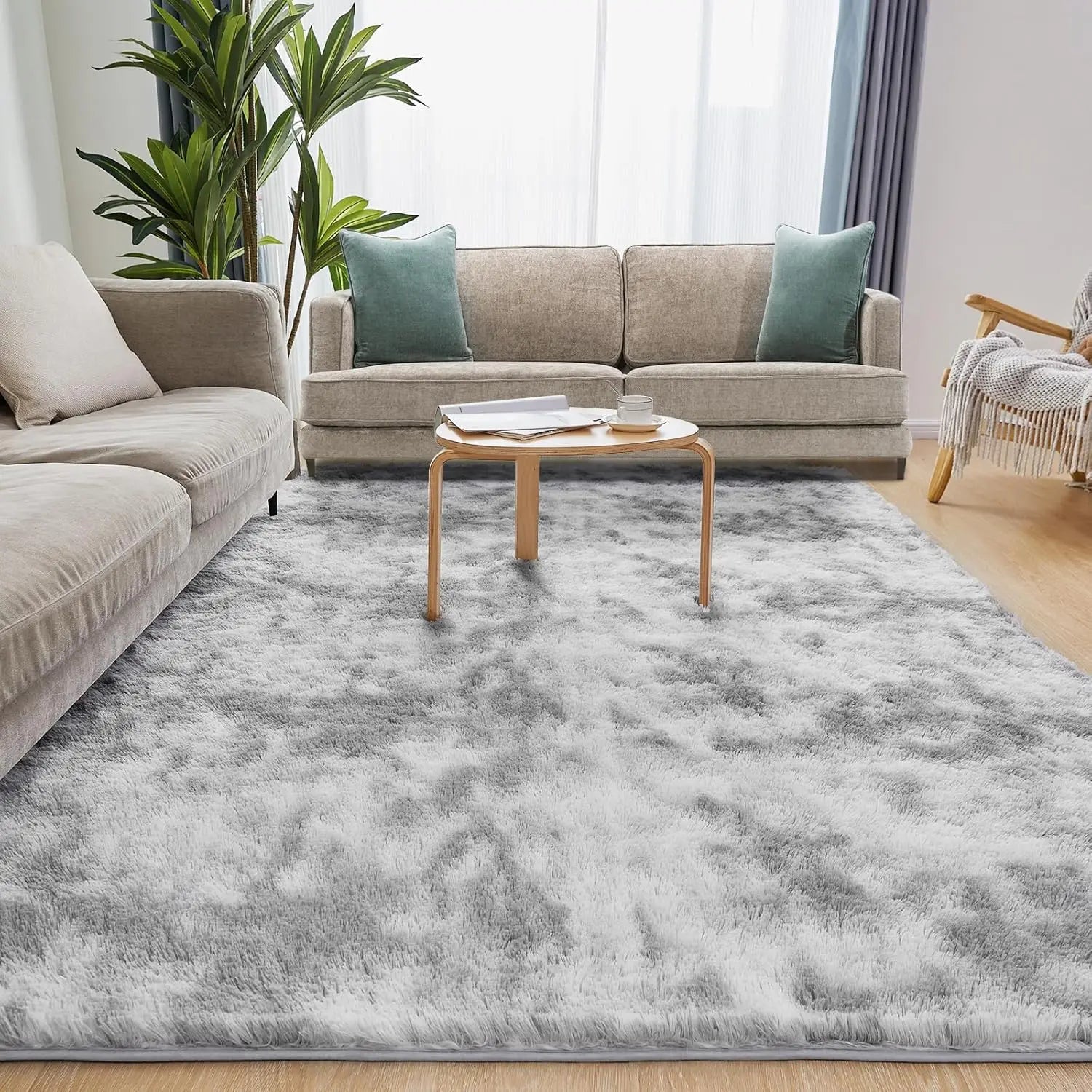 Soft Area Rugs for Living Room Non-Slip