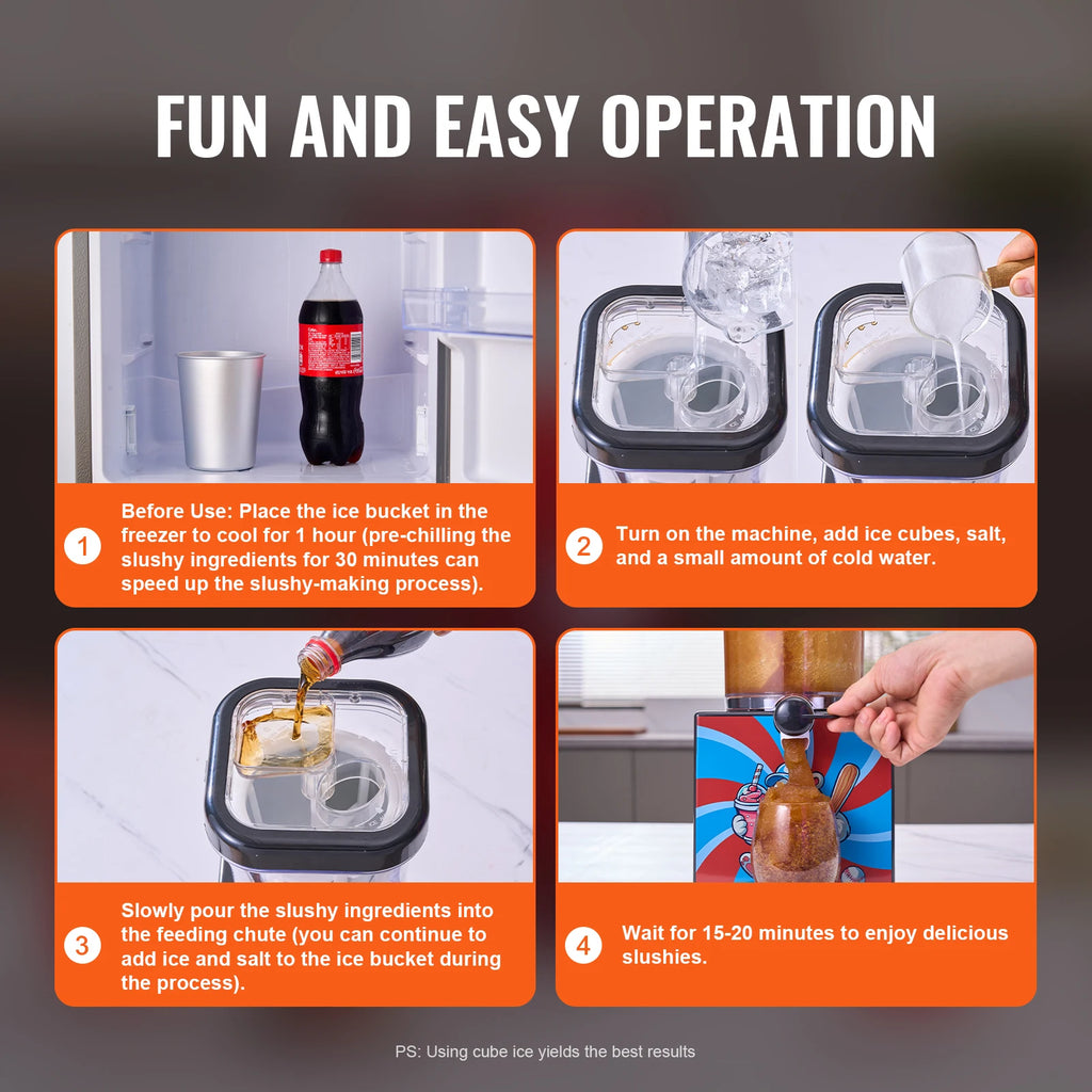 Slushy Machine Smoothie Frozen Drink Maker