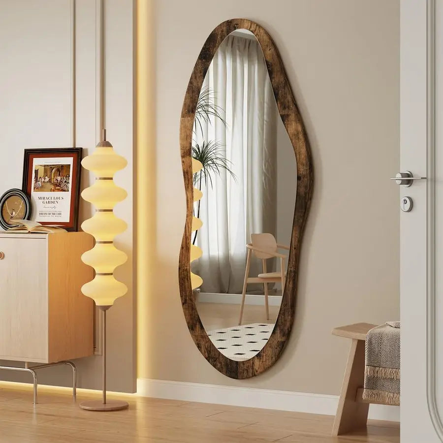 Wood Framed Mirror Full Length