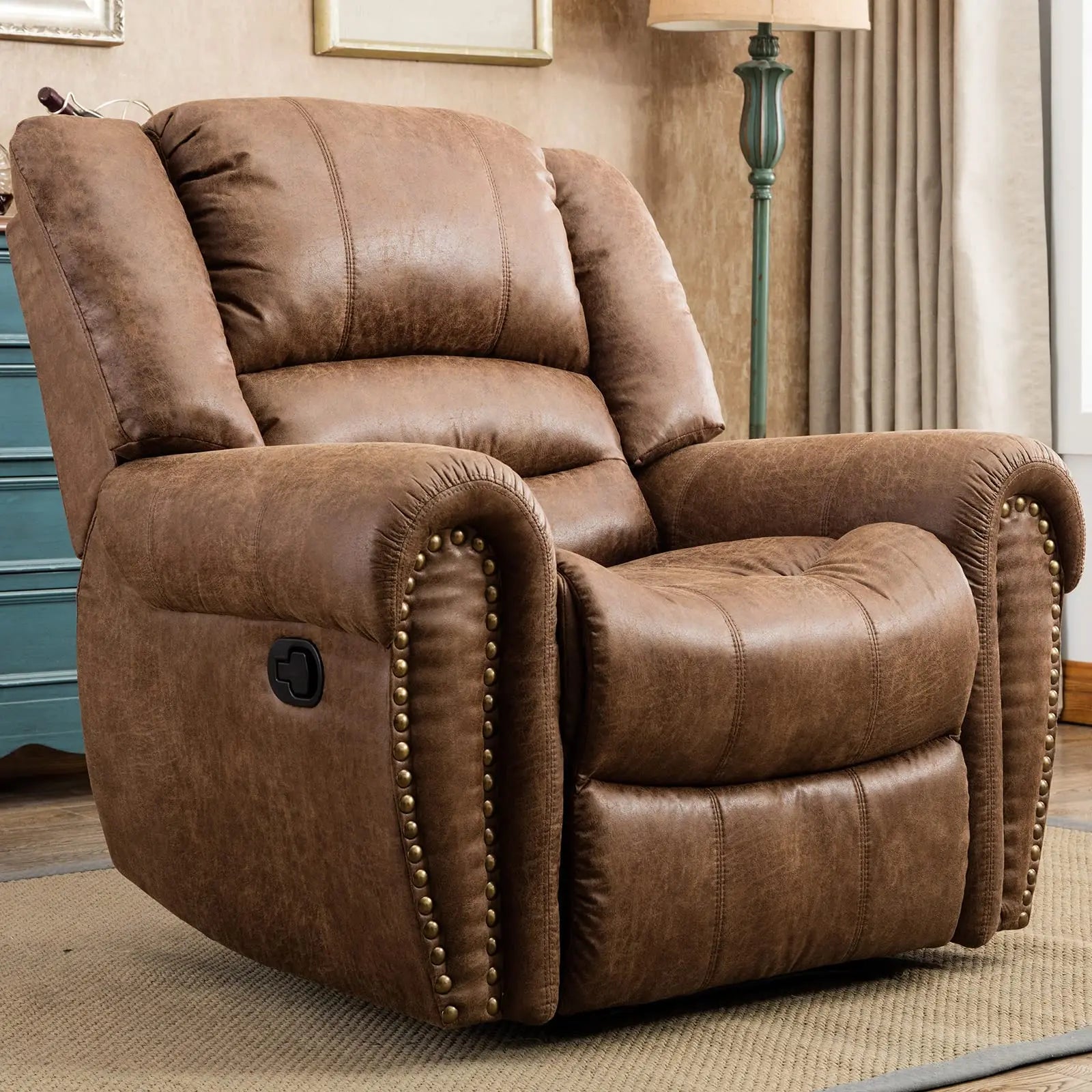 Leather Recliner Chair for Living Room