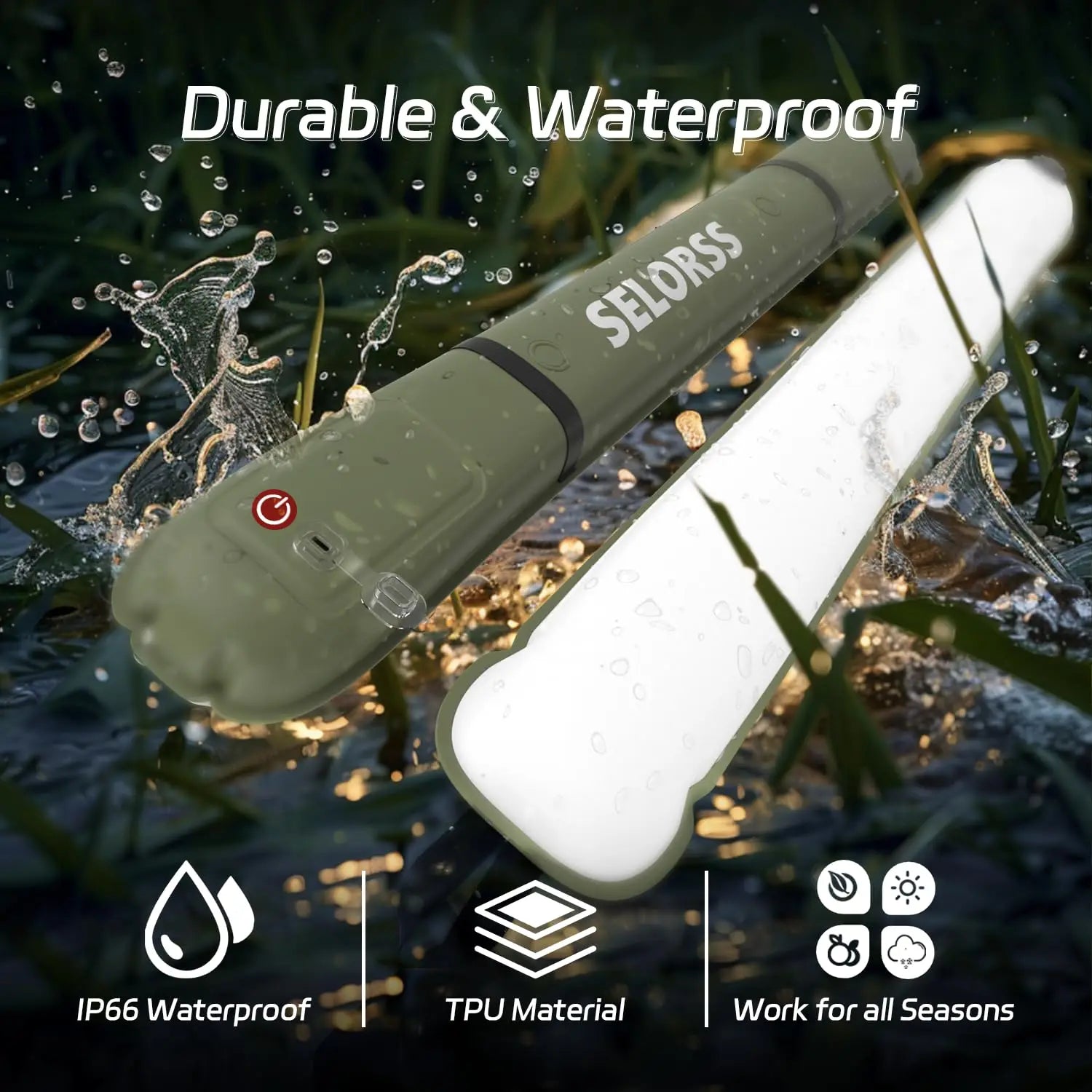 Rechargeable Portable  Light Waterproof
