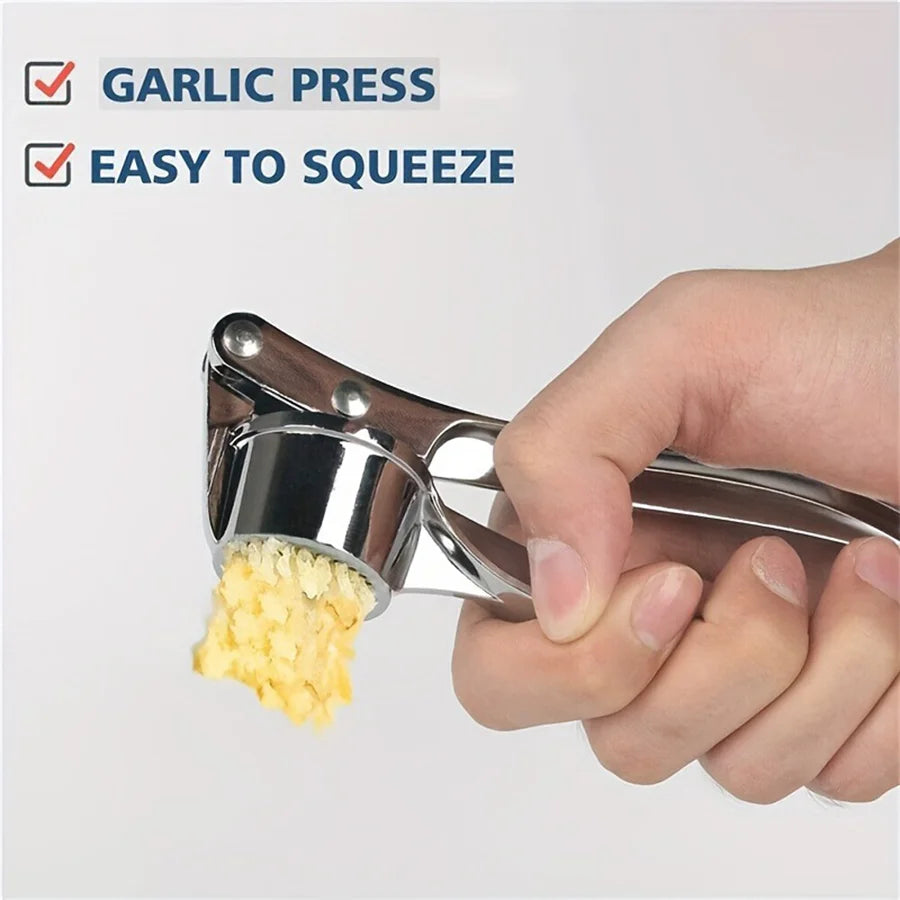 Commercial Heavy Duty Garlic Press & Multi-Tool.