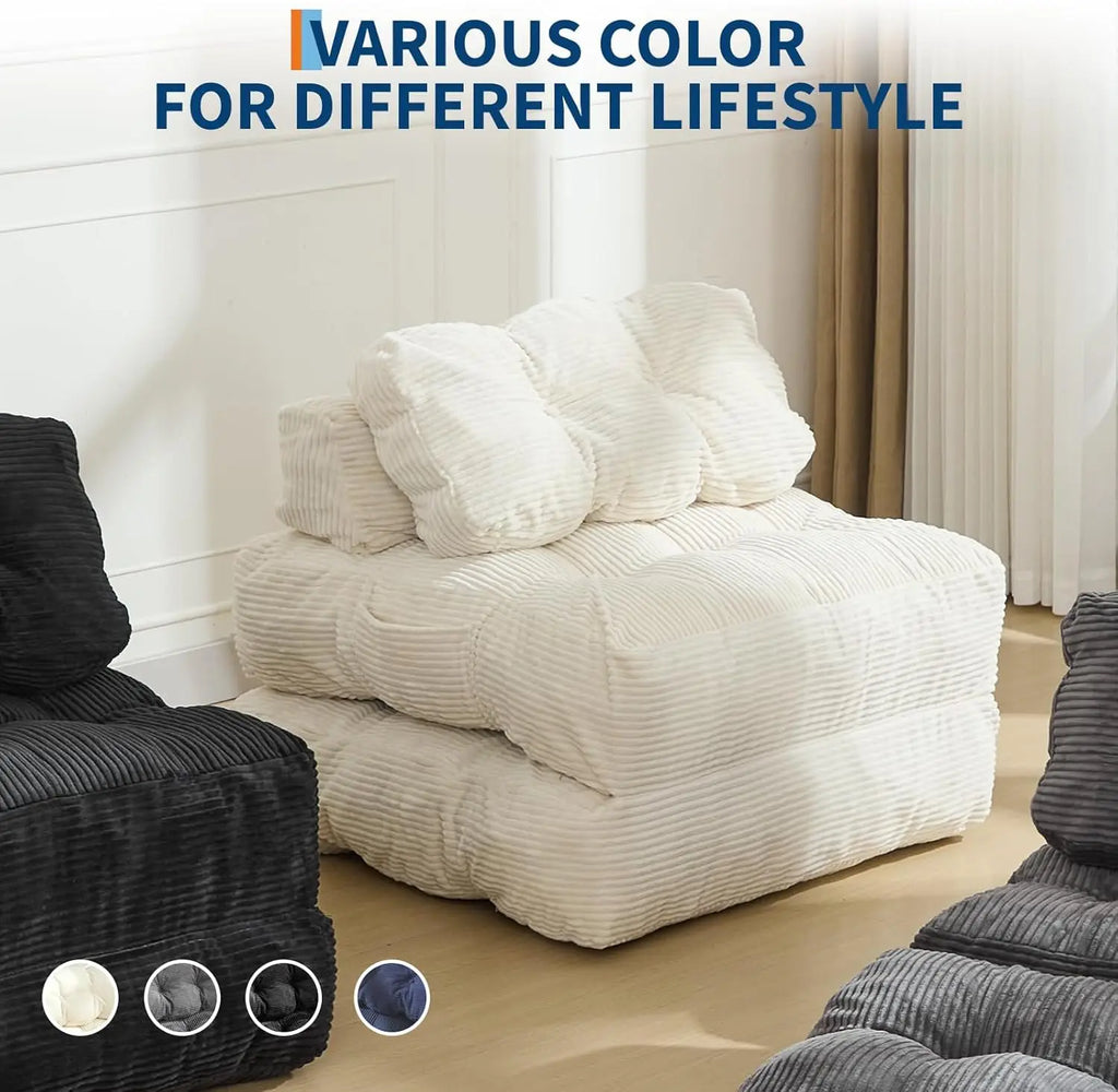 34" Folding Sofa Bed with Pillow Boneless Matress